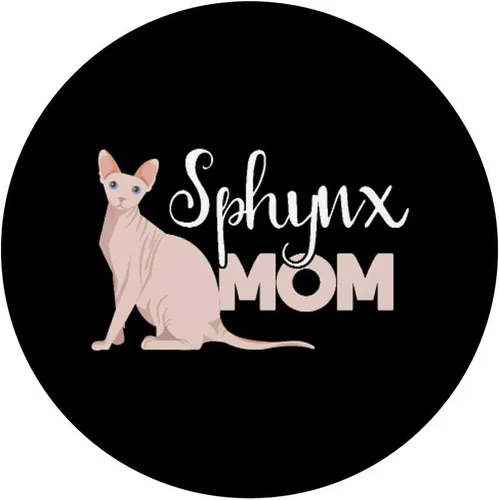 Vista 3 de Sphynx Slogan - Soporte y agarre para teléfonos y tabletas, Negro