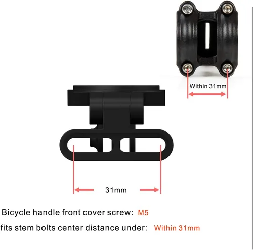 Vista 4 de corki Cycles - Soporte de bicicleta para computadora con ángulo ajustable en ángulo hacia fuera, compatible con Garmin Wahoo Bryton Cateye