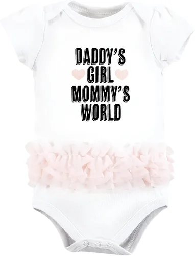 Vista 419 de Hudson Baby baby-girls Cotton Bodysuits 3-pack