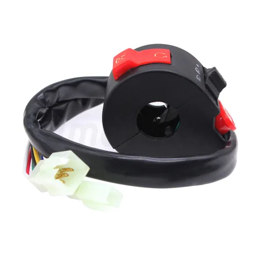Vista 4 de Conjunto de interruptor de luz de arranque izquierdo, 8 cables, 3 funciones, enchufe macho apto para 50cc 70 cc 90cc 110 cc 125cc 150cc ATV Quad 4
