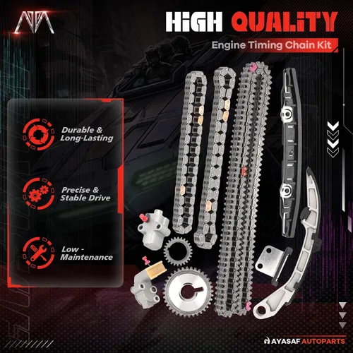 Vista 5 de Kit de cadena de distribución del motor para Nissan Altima 2007-2014/Maxima 2009-2014/Murano 2009-2013/Pathfinder 2013-2014/Quest 2011-2013 3.5L V6