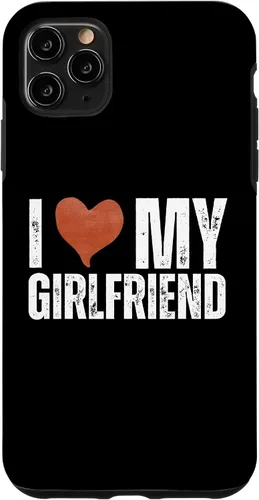 Vista 13 de I Love My Girlfriend I Heart My Girlfriend Funny Retro Case for iPhone 17