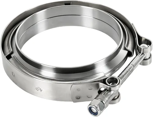 Vista 11 de Abrazadera de banda en V de 2" con acero inoxidable del reborde para bajantes del escape de Turbo