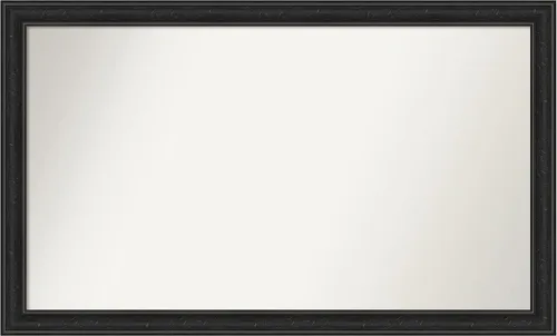 Vista 417 de Amanti Art Espejo personalizado, gran espejo de baño estrecho, espejo de pared o espejo de tocador de baño sobre el fregadero (24 x 24 pulgadas)