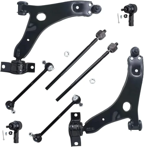 Vista 191 de Detroit Axle - Kit de suspensión frontal de 8 piezas para Chevy Silverado