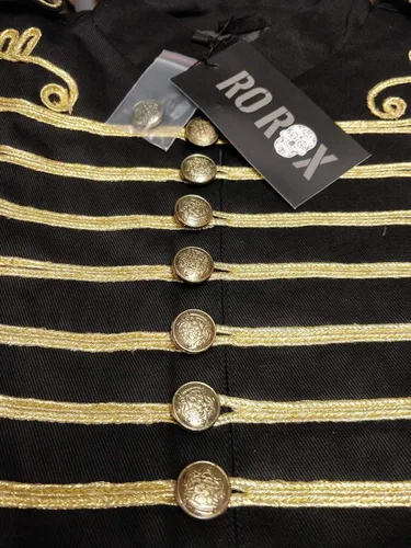 Vista 3 de Ro Rox Napoleon Military Drummer Parade - Chaqueta militar Steampunk