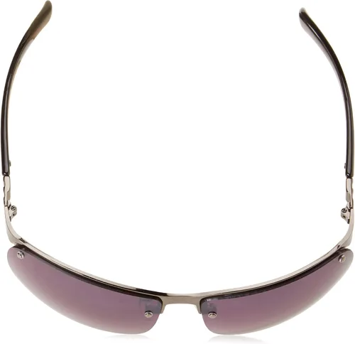 Vista 4 de Southpole 5007sp Men's Sporty Uv Protective Metal Wrap Sunglasses. Cool Gifts for Him, 65 Mm Rectangular