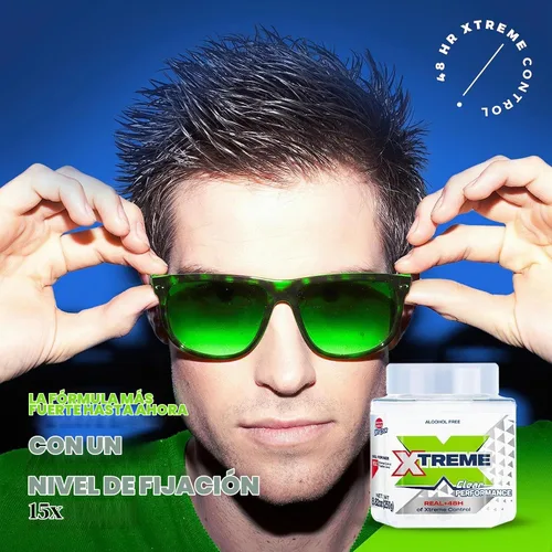 Vista 7 de Xtreme Clear Performance Styling Gel para el cabello para hombres, 8.82