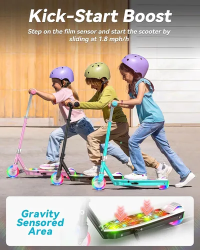 Vista 4 de Gyroor KS2 Kids Electric Scooter Ages 3 to 8 Safe 5 MPH