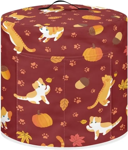 Vista 35 de Cubierta antipolvo para olla a presión con estampado floral de pájaros, compatible con 3 cuartos de galón, cubierta antipolvo instantánea duradera