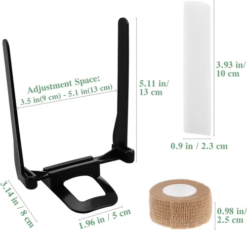 Vista 8 de SUPVOX Kit completo de cuidado y cuidado de orejas de perro: herramienta profesional de soporte para orejas + pares correctores adicionales