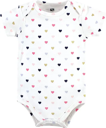 Vista 46 de Hudson Baby baby-girls Cotton Bodysuits 3-pack