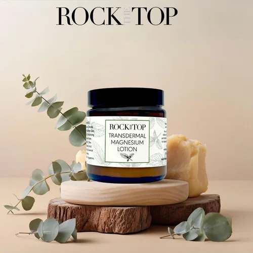 Vista 4 de Loción Transdérmica de Magnesio/Crema de Magnesio - Loción Premium de Magnesio para el Sueño y Cuidado de la Piel hecha con Cloruro de Magnesio