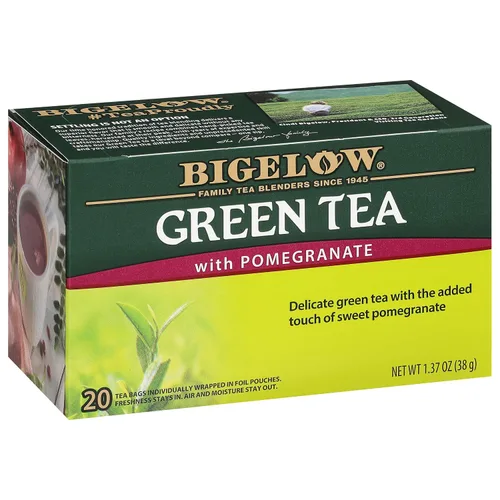 Vista 21 de Bigelow Té verde con melocotón, cajas de 20 unidades (paquete de 6) Té con cafeína con té verde y menta, 120 bolsas de té en total