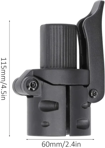 Vista 4 de Accesorios de adaptador de manillar para 9 G30, tornillo de bloqueo de base de varilla plegable, gancho plegable, carpeta scooter