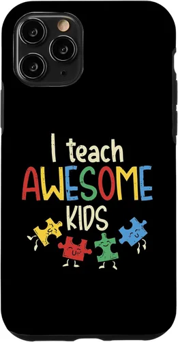 Vista 27 de iPhone 16 I Teach Awesome Kids Autismo Educación Especial Estuche para Maestro