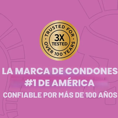 Vista 4 de Preservativo sensación lubricado, 12 unidades, Trojan, Trojan, paquete de de 1, Blanco, 1, 1
