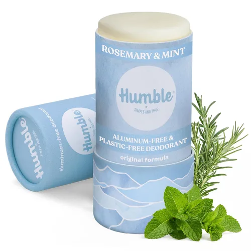 Vista 9 de Humble desodorante sin aluminio con bicarbonato de sodio, rosa marroquí