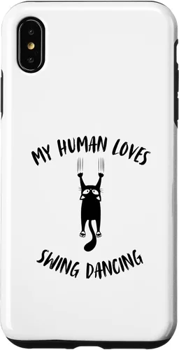 Vista 11 de My Human Loves Swing Dancing - Cat Parent Hobby Lover Case for iPhone 16