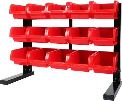 Vista 13 de Maxworks 80694 30-Bin Soporte de almacenamiento para pared para Tuercas, Pernos, tornillos, clavos, abalorios, Botones, otras pequeñas partes