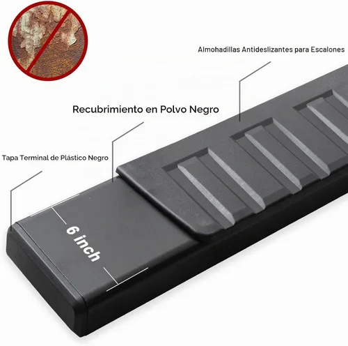 Vista 2 de Compatible con Dodge Ram 1500 2002-2008 Ram 2500 3500 2003-2009 Extended/Double Cab Quad Cab Step Bar Negro Heavy Duty