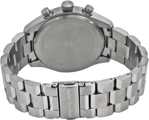 Vista 2 de Michael Kors Reloj casual de acero inoxidable para hombre, color plateado (modelo MK7066)