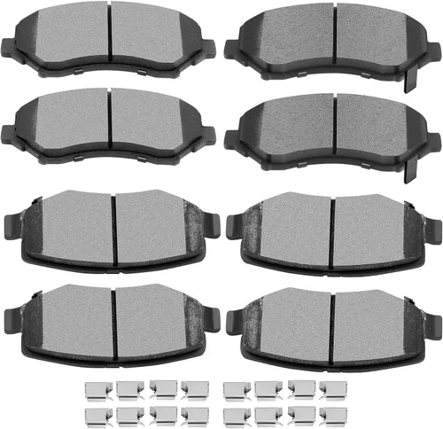 Vista 21 de SCITOO Juego de pastillas de freno de disco delanteras y traseras de cerámica para Ford Explorer 1995-2001, 1998-2002 para Ford Ranger, 1997-2001