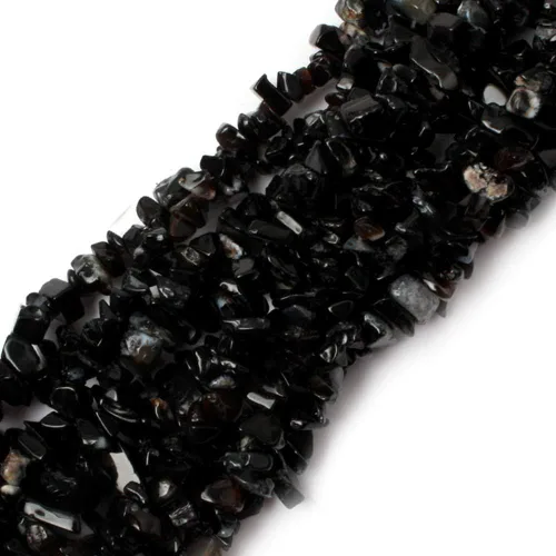 Vista 16 de GEM-Inside - Chips de piedra de cristal para hacer joyas, cuentas sueltas de forma libre con agujero para hacer pulseras, collares, adultos, 34