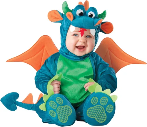 Vista 2 de Baby Dinky - Disfraz de dragón