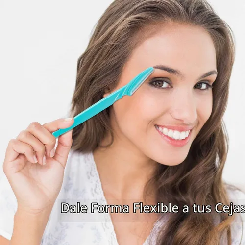 Vista 6 de Boao 96 piezas de maquinilla de afeitar de cejas, afeitadoras de cejas Dermaplaning herramienta para mujeres con cubierta de precisión