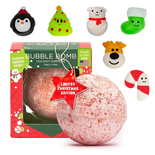 Vista 16 de TNT Creeper - Bomba de baño para niños con figura sorpresa de constructor de bloques en el interior (paquete de 1) - Bomba de mina de burbujas
