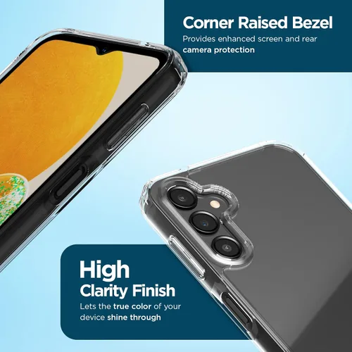 Vista 3 de Case-Mate Funda para Samsung Galaxy A14 5G [protección contra caídas de 12 pies] [carga inalámbrica] Funda transparente resistente para Samsung