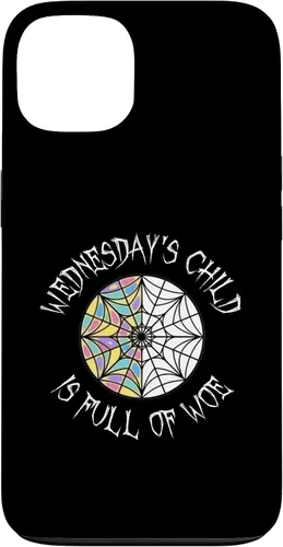 Vista 7 de Wednesday's Child Full of Woe - Carcasa redonda para iPhone 16
