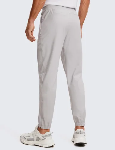 Vista 2 de CRZ YOGA Pantalones deportivos de golf elásticos en 4 direcciones con bolsillos de 30 pulgadas para hombre, pantalones de trabajo, gimnasio