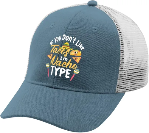 Vista 2 de devor Baseball Caps If You Don't Like Tacos I'm Nacho Type Dad Hat, Funny Hat for Men