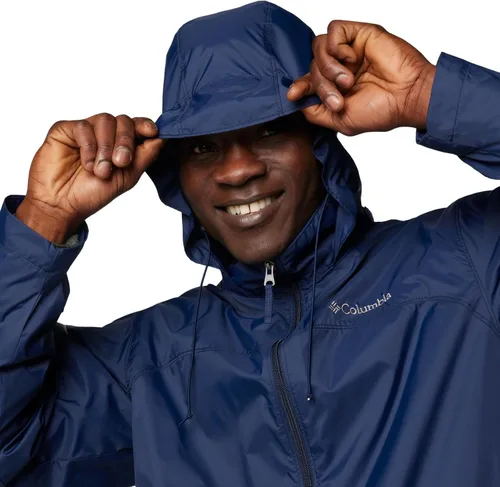 Vista 6 de Columbia Chaqueta impermeable Glennaker Lake II para hombre Azul marino colegial