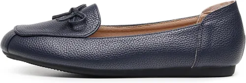 Vista 2 de VenusCelia Women's Bowknot Wide Flat Shoe