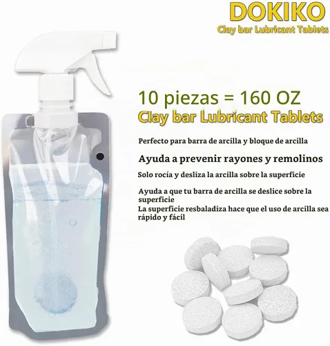 Vista 7 de DOKIKO Paquete de 8 Barras de Arcilla para Auto Detallado Premium Kit de Barras de Arcilla Mágicas para Auto Capacidad de Adsorción para Detallado