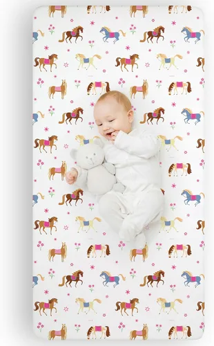 Vista 16 de Wildkin Sábana bajera ajustable 100% microfibra para niños, suave y transpirable, bailarina