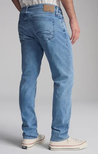 Vista 85 de Mavi Jake - Jeans para hombre, tiro regular, pierna ajustada