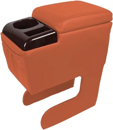 Vista 10 de Asiento de camioneta/banco para automóvil, consola central para contratistas, organizador de negocios y caja de almacenamiento con portavasos y tapa