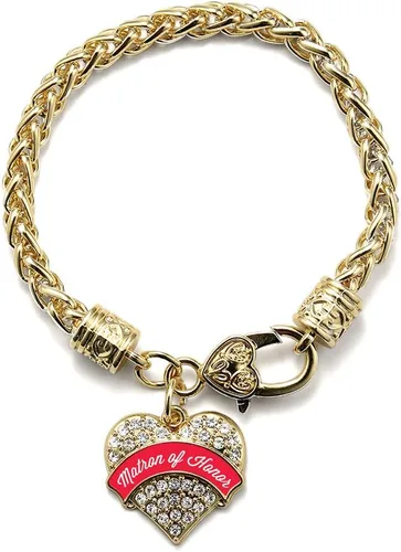 Vista 173 de Inspired Silver - Pulsera de plata con dije de corazón pavé con circonitas cúbicas