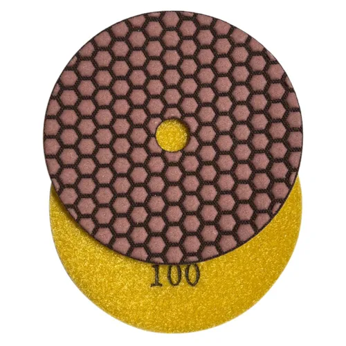 Vista 35 de Juego de almohadillas de pulido de piedra seca de 4 pulgadas (grano 50, 100, 200, 400, 800) - para encimeras de granito, mármol y hormigón