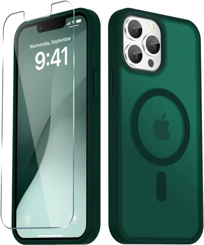 Vista 259 de Funda para Google Pixel 10 Pro XL, cubierta magnética mate, color negro Fit for MagSafe, Screen Protector included, Shockproof Military Grade