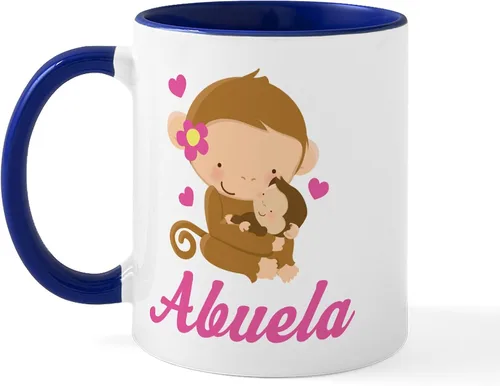 Vista 32 de CafePress Taza de café de cerámica Number One Abuelo de 11 oz (11.0 fl oz)