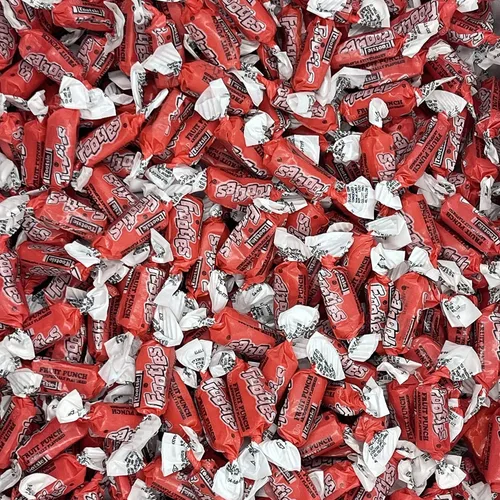 Vista 3 de Fruidles Tootsie Original Fruit Punch Twist Midgees Roll, sin maní, sin gluten, certificado Kosher, envuelto individualmente (1 libra)