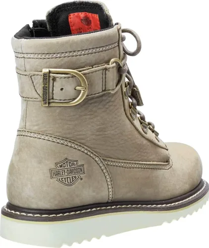 Vista 3 de Harley-Davidson D84468 - Botas de motocicleta para mujer Marconi de 6.0in, color negro o arena