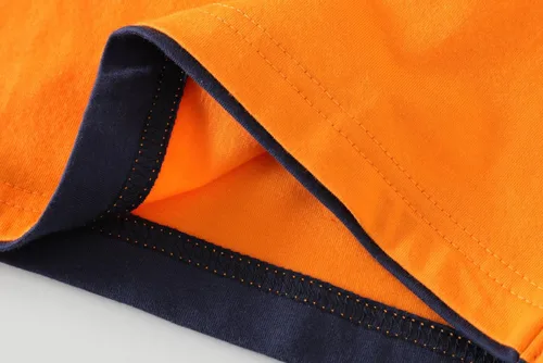 Vista 5 de Little Bitty - Conjunto de camiseta y pantalones cortos de algodón de manga corta para niños (2-7 años) (personalizable)