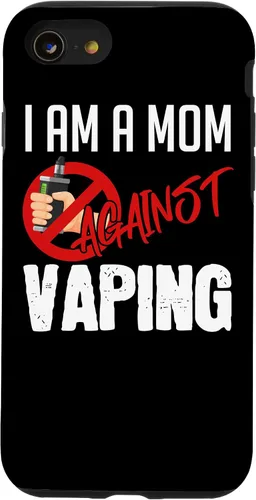 Vista 18 de iPhone 16 I'm A Mom Against Vaping Vaper's Club Vape Case