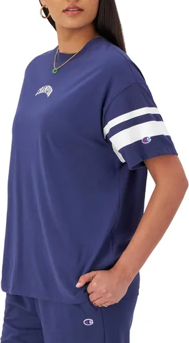 Vista 3 de Champion Camiseta de mujer, camiseta clásica de gran tamaño, suave y cómoda para mujer